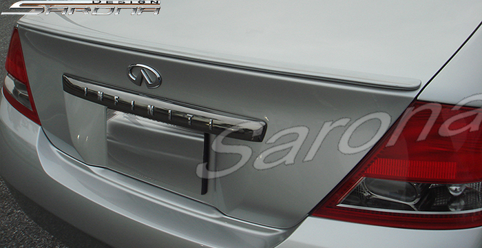 Custom Infiniti M45 Trunk Wing  Sedan (2002 - 2004) - $139.00 (Manufacturer Sarona, Part #IF-021-TW)